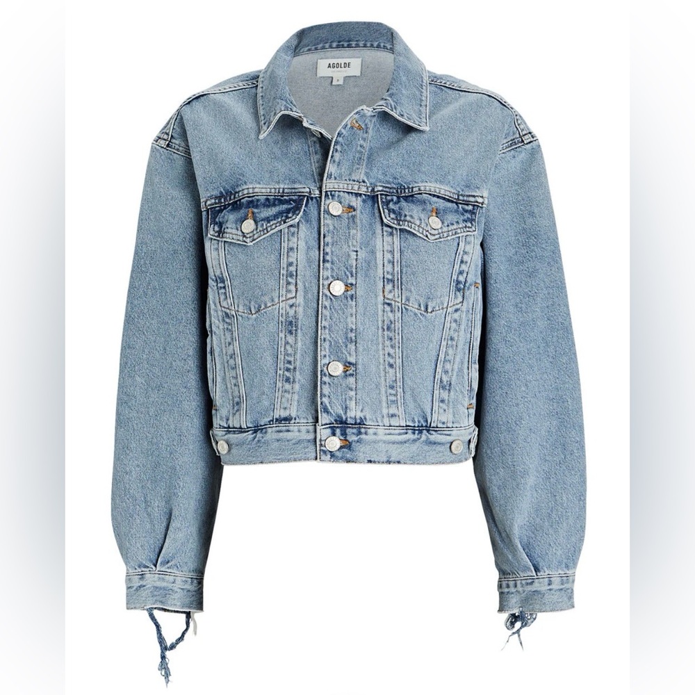 Agolde Shrunken Charli Denim Jacket - Picture 5 of 10